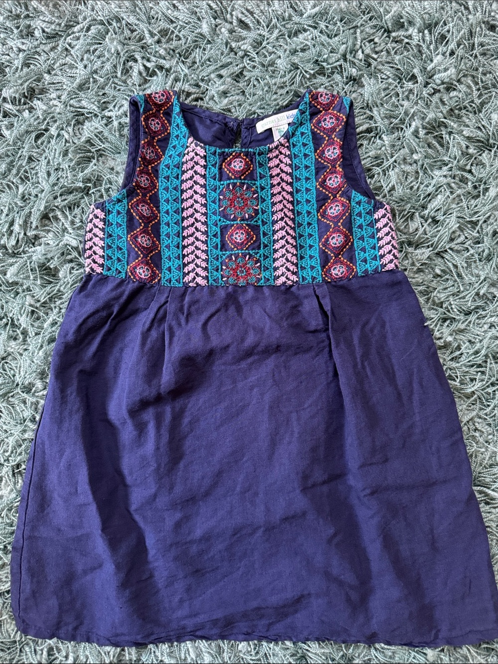 Garnet Hill Linen blend dress